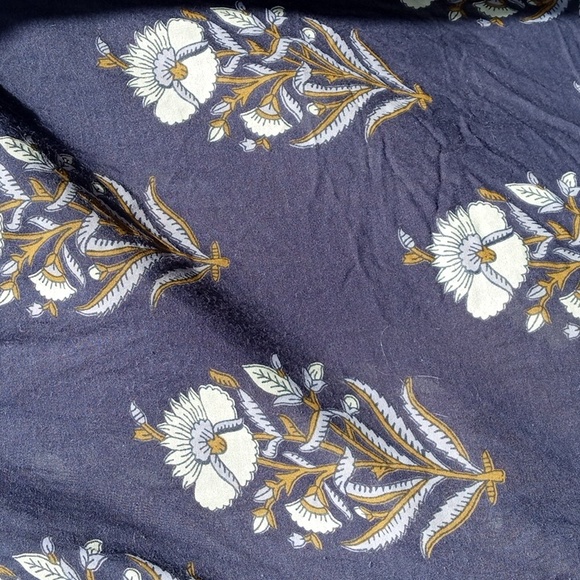 LOFT cotton rayon sheer oversized top Sm - Picture 9 of 11